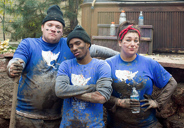 Muddy Volunteers