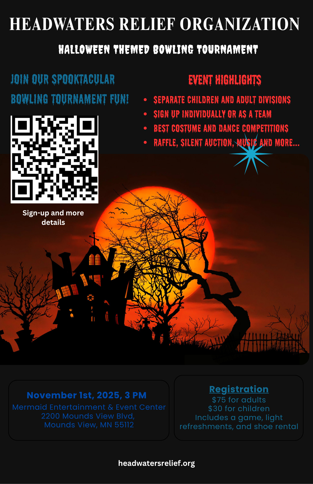 Final Flyer - Join Our Spooktacular Bowling Tournament Fun!